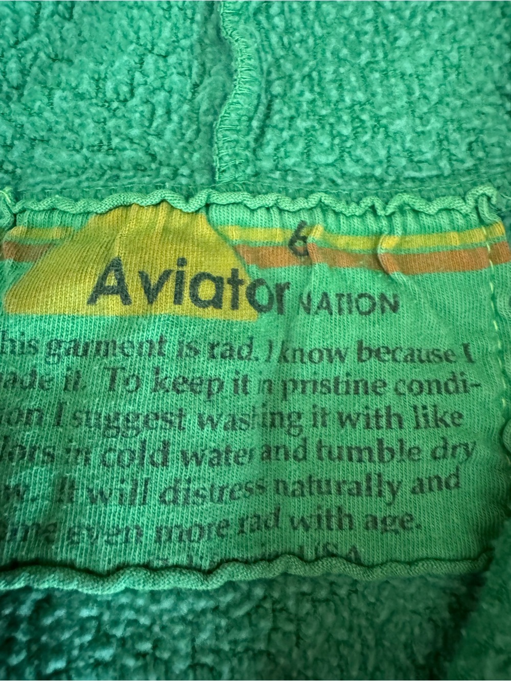 Aviator Nation Kids Kelly Green Bolt Sweatsuit - Picture 3 of 7